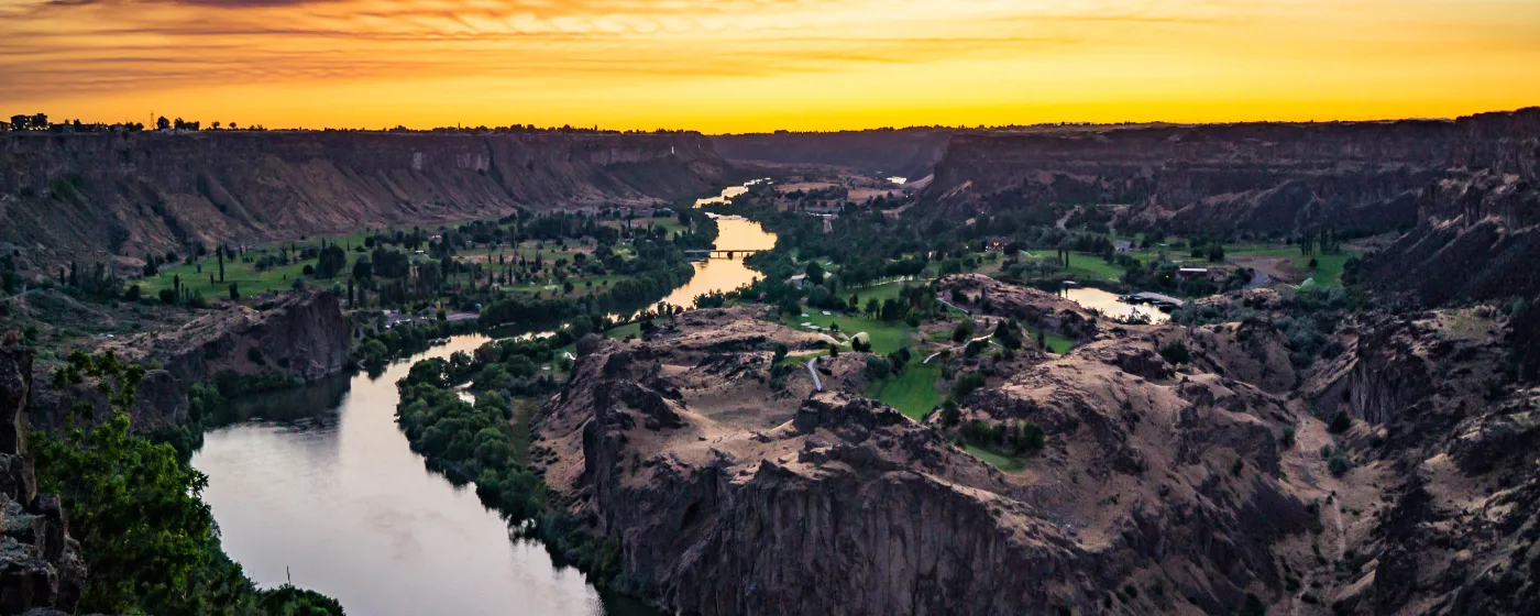 Twin Falls scenery